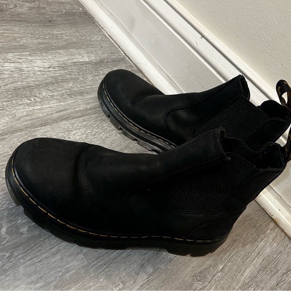 Dr. Martens Black Leather Boots - Picture 6 of 8